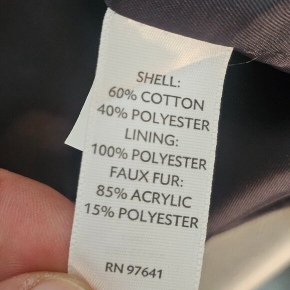 J. Jill Women Charcoal Gray Vest Faux Fur Trim Western Viking Cabin Size 3X Boho - Picture 8 of 10